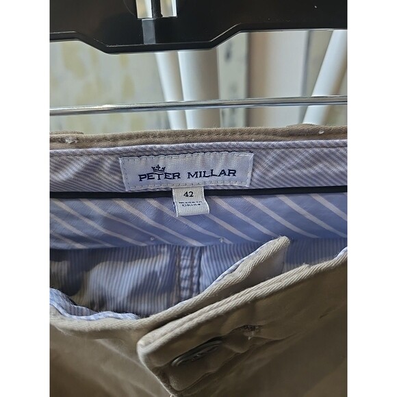 New Peter Millar Pants Mens 42x34 Blue Ultimate Sateen 5 Pocket Pant ME0B39 $158 - Picture 11 of 11